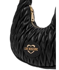LOVE MOSCHINO DEMURE Bolso de mano con correa de cadena para el hombro. negro - Bolsos Mujer - 5
