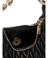 LOVE MOSCHINO DEMURE Bolso de mano con correa de cadena para el hombro. negro - Bolsos Mujer - 6