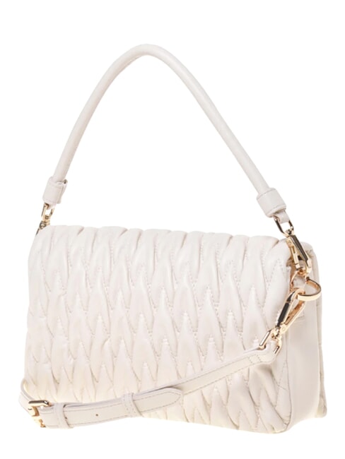 DEMURE Bolso de hombro con correa para el hombro. Marfil - Bolsos Mujer