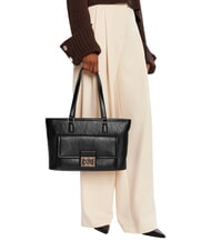 LOVE MOSCHINO EMBOSSED Bolsa de la compra, doble portabilidad - Bolsos Mujer