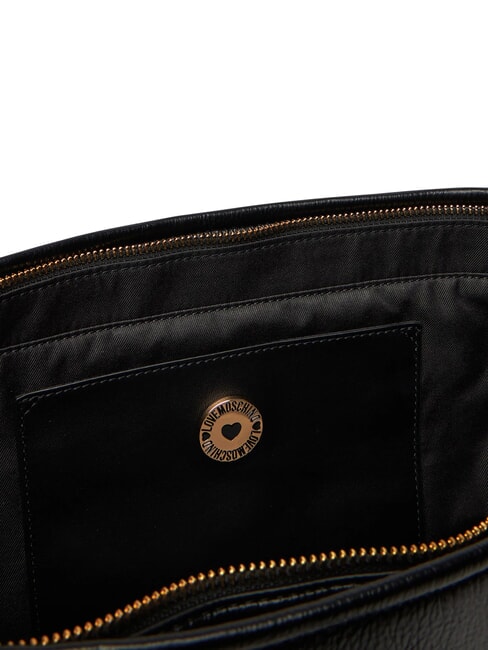 EMBOSSED Bolsa de la compra, doble portabilidad negro - Bolsos Mujer