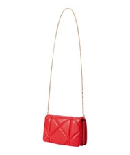 LOVE MOSCHINO EMBOSSED Minibolso de hombro con cadena ROJO - Bolsos Mujer - 3