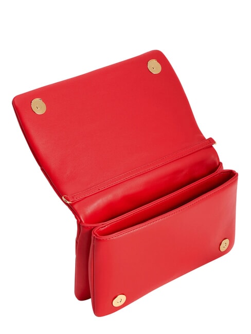 EMBOSSED Minibolso de hombro con cadena ROJO - Bolsos Mujer