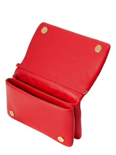 EMBOSSED Minibolso de hombro con cadena ROJO - Bolsos Mujer