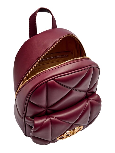 EMBOSSED Mochila con bolsillo frontal vino - Bolsos Mujer