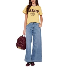 LOVE MOSCHINO EMBOSSED Mochila con bolsillo frontal vino - Bolsos Mujer - 6