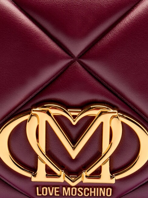 EMBOSSED Mochila con bolsillo frontal vino - Bolsos Mujer