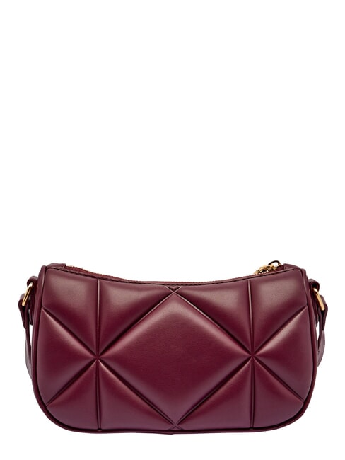 EMBOSSED Bolso de hombro, doble portabilidad vino - Bolsos Mujer