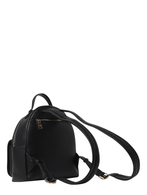 LOGO Mochila con bolsillo frontal negro - Bolsos Mujer