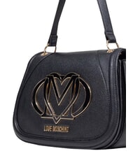 LOVE MOSCHINO LOGO Bolso de hombro con correa para el hombro. negro - Bolsos Mujer - 4