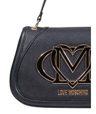 LOVE MOSCHINO LOGO Bolso de hombro con correa para el hombro. negro - Bolsos Mujer - 6