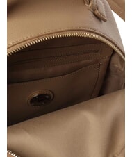 LOVE MOSCHINO LOGO Mochila con bolsillo frontal beige - Bolsos Mujer - 5