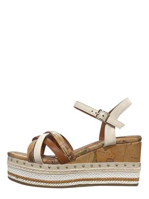 GEO Sandalias de cu&ntilde;a NATURAL - Zapatos Mujer