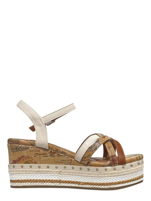 GEO Sandalias de cu&ntilde;a NATURAL - Zapatos Mujer