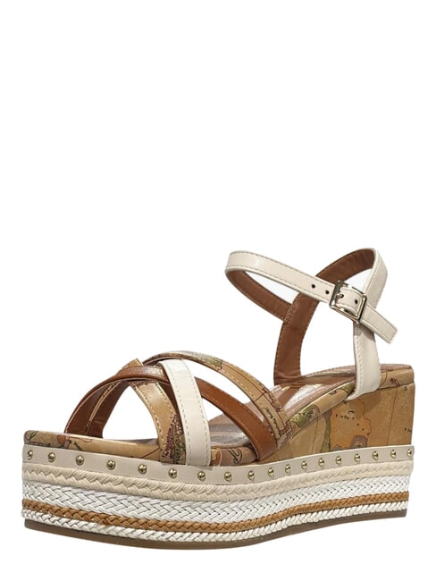 GEO Sandalias de cu&ntilde;a NATURAL - Zapatos Mujer