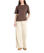 TIMBERLAND LUSH COMFORT Camiseta de algod&oacute;n chocolate - camiseta - 2