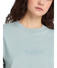 TIMBERLAND LUSH COMFORT Camiseta de algod&oacute;n azul plateado - camiseta - 5