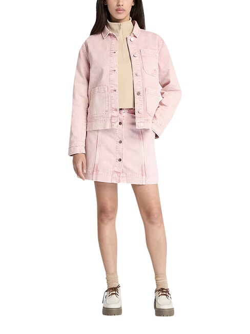 KEMPSHIRE CHORE Chaqueta lavado rosa melocot&oacute;n - Chaquetas de mujer