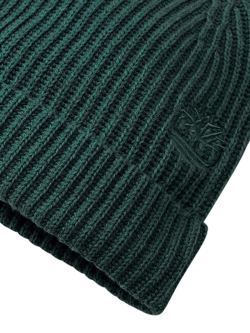 WOOL gorro de mezcla de lana tejas verdes - Sombreros