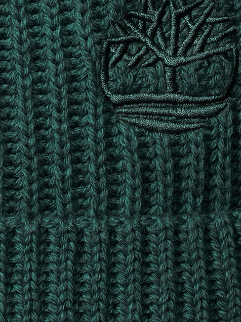 WOOL gorro de mezcla de lana tejas verdes - Sombreros
