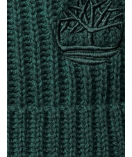 TIMBERLAND WOOL gorro de mezcla de lana tejas verdes - Sombreros - 4