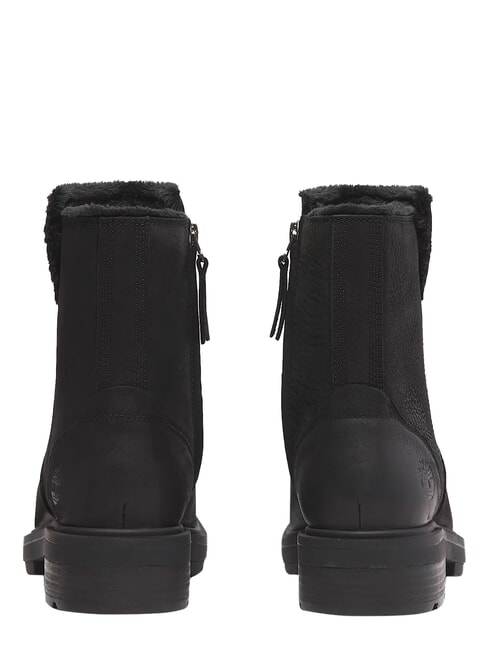 BRIMFIELD Botines de piel negro de grano completo - Zapatos Mujer