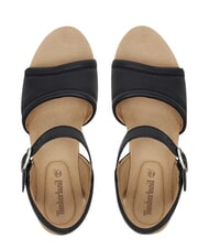 TIMBERLAND SANTORINI SUN Sandalias de cuero negro de grano completo - Zapatos Mujer - 3