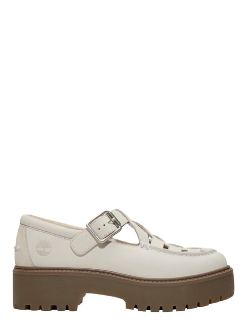 STONE STREET BUCKLE Zapato de plataforma de piel nobuk natural - Zapatos Mujer