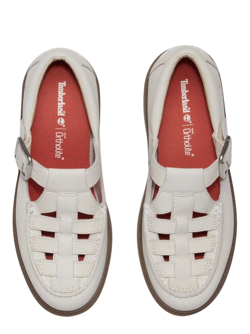 STONE STREET BUCKLE Zapato de plataforma de piel nobuk natural - Zapatos Mujer