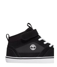 TIMBERLAND STONE JUMP MID Zapatillas deportivas de piel mixta ante negro - Zapatos de beb&eacute; - 9