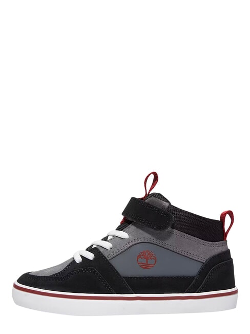 STONE JUMP MID Zapatillas deportivas de piel mixta Ante gris oscuro - Zapatos de beb&eacute;