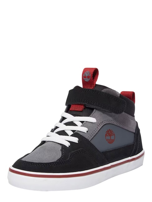 STONE JUMP MID Zapatillas deportivas de piel mixta Ante gris oscuro - Zapatos de beb&eacute;