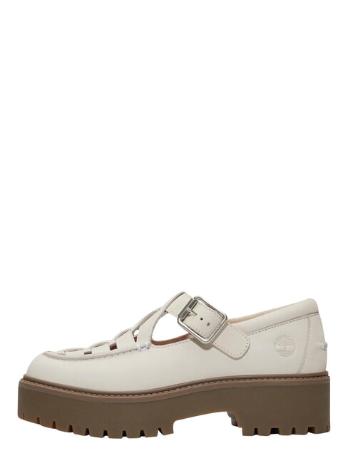 STONE STREET BUCKLE Zapato de plataforma de piel nobuk natural - Zapatos Mujer
