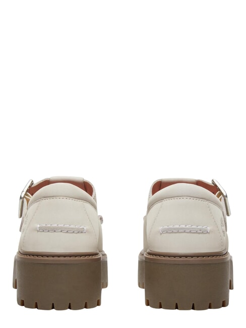 STONE STREET BUCKLE Zapato de plataforma de piel nobuk natural - Zapatos Mujer