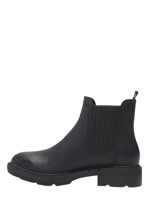 BRIMFIELD Botines bajos de piel negro de grano completo - Zapatos Mujer