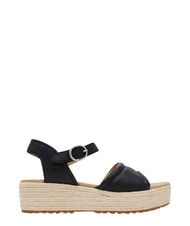 TIMBERLAND SANTORINI SUN Sandalias de cuero negro de grano completo - Zapatos Mujer - 4