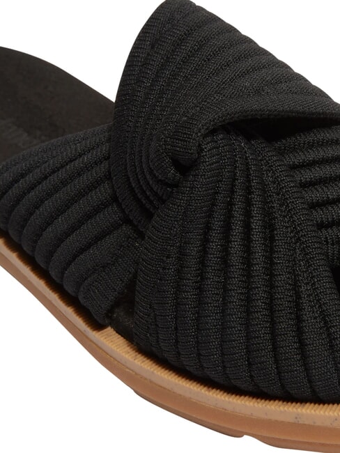 CALISTA BAY Sandalias de piel mixta punto negro - Zapatos Mujer