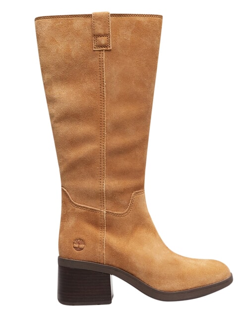 BELLEVAUX Bot&iacute;n de piel gamuza marr&oacute;n media - Zapatos Mujer