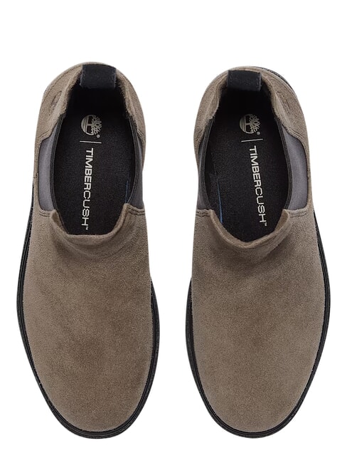 CAMBRIA VALLEY Bot&iacute;n de piel al tobillo Ante gris medio - Zapatos Mujer