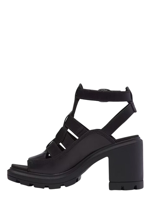 ALLINGTON Sandalia alta de pescador negro de grano completo - Zapatos Mujer