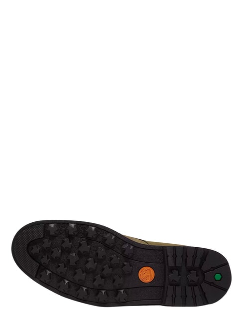 ALDEN BROOK Bot&iacute;n de piel impermeable nobuk de color verde oliva oscuro - Zapatos Hombre