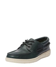 TIMBERLAND PORTOFINO mocas&iacute;n de cuero verde oscuro - Zapatos Hombre - 6