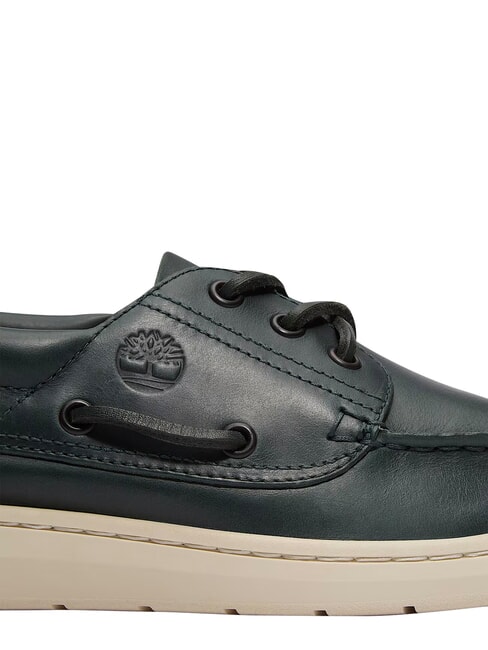 PORTOFINO mocas&iacute;n de cuero verde oscuro - Zapatos Hombre