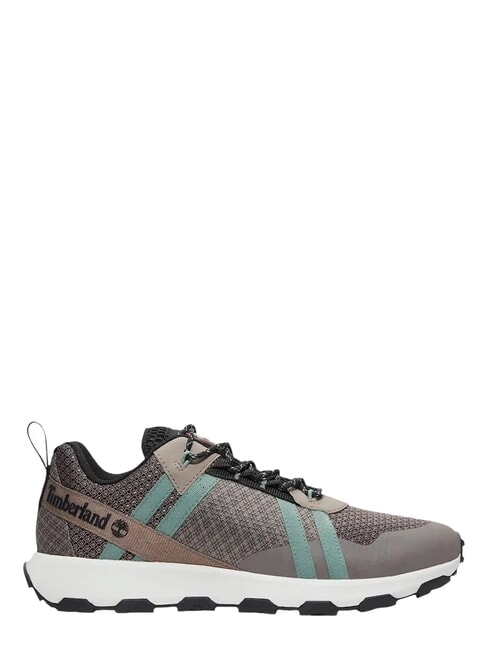 WINSOR TRAIL Zapatillas deportivas de piel mixta malla color topo - Zapatos Hombre