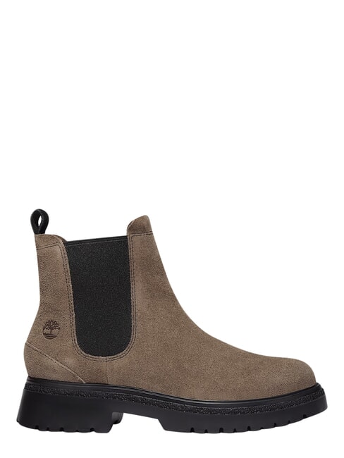 CAMBRIA VALLEY Bot&iacute;n de piel al tobillo Ante gris medio - Zapatos Mujer