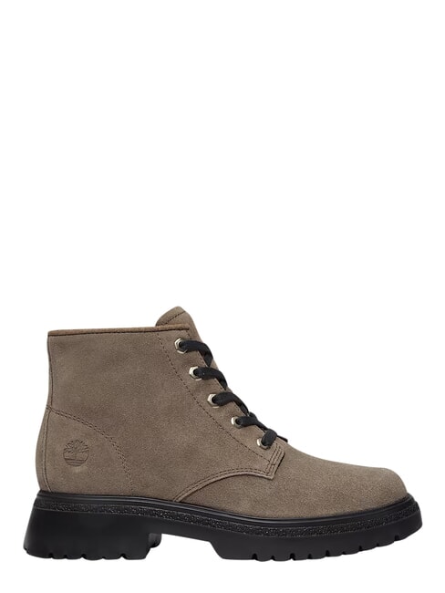 CAMBRIA VALLEY Anfibios de cuero Ante gris medio - Zapatos Mujer