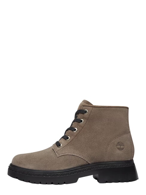 CAMBRIA VALLEY Anfibios de cuero Ante gris medio - Zapatos Mujer