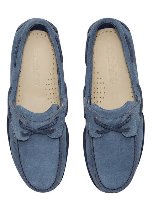 CLASSIC BOAT  Zapatos de piel de ante Ante azul medio - Zapatos Hombre