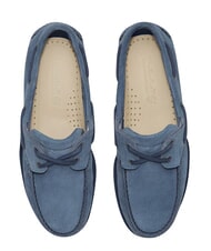 TIMBERLAND CLASSIC BOAT  Zapatos de piel de ante Ante azul medio - Zapatos Hombre - 4