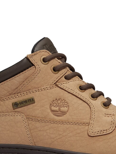 HERITAGE Bot&iacute;n de piel nobuk beige md con marr&oacute;n oscuro - Zapatos Hombre